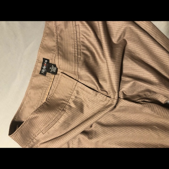 Style & Co. Pinstripe dress pants. Petite 18W - Picture 2 of 2